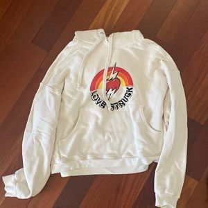 Re/done lovestruck hoodie size s